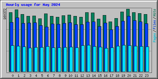 Hourly usage for May 2024